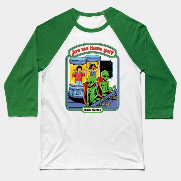 Are We There Yet? Baseball T-Shirt by Steven Rhodes